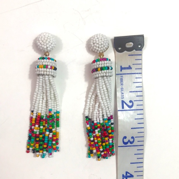 C & C California glass beaded earrings, NIB - Picture 3 of 5